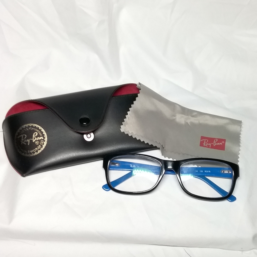 Ray-Ban RAP5728AA  135 col RC018 Blue/Black Glasses w/case